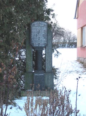Køešice – pomník obìtem 1. sv. války (192)